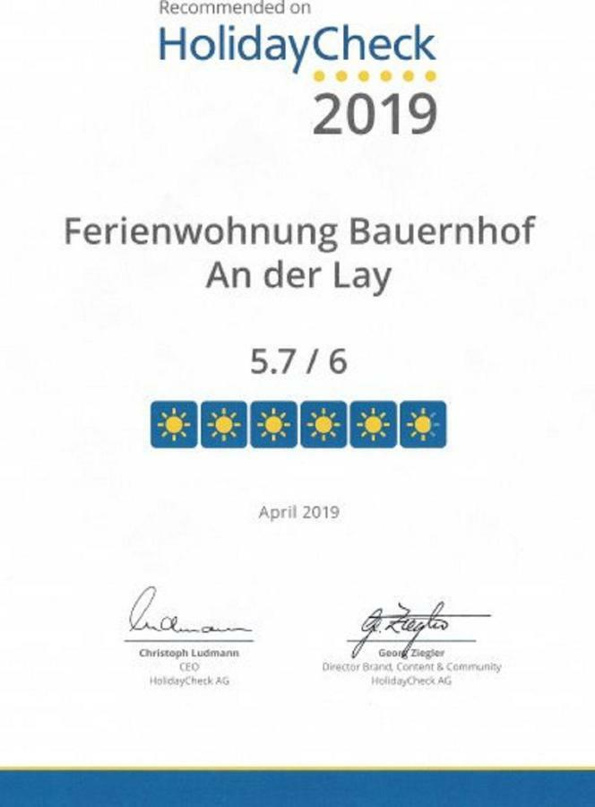 Ferienhof An Der Lay Kerpen  Экстерьер фото